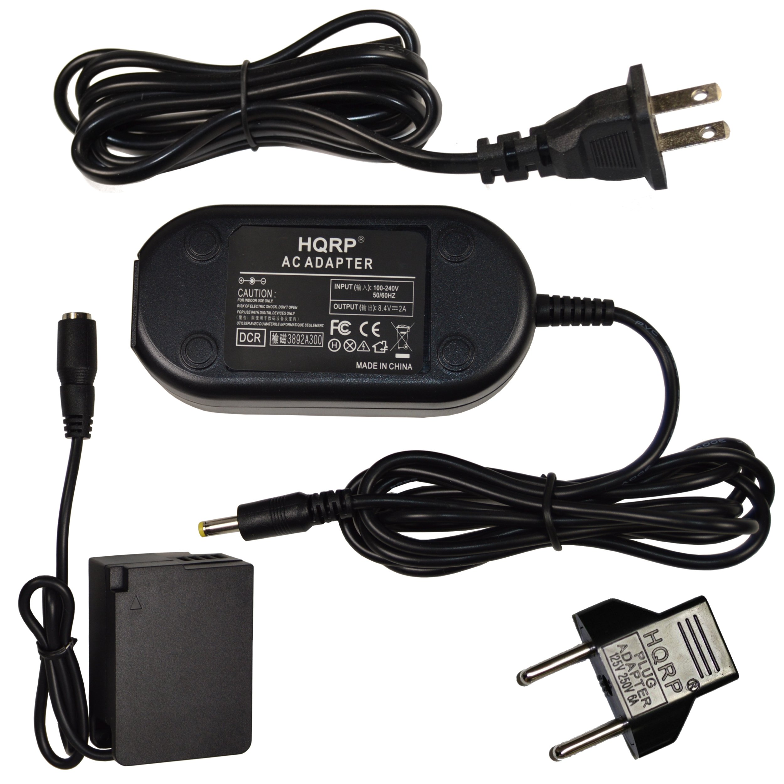 Amazon.com: HQRP Kit AC Power Adapter Works with Panasonic Lumix
